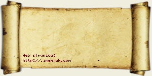 Mina Berček vizit kartica